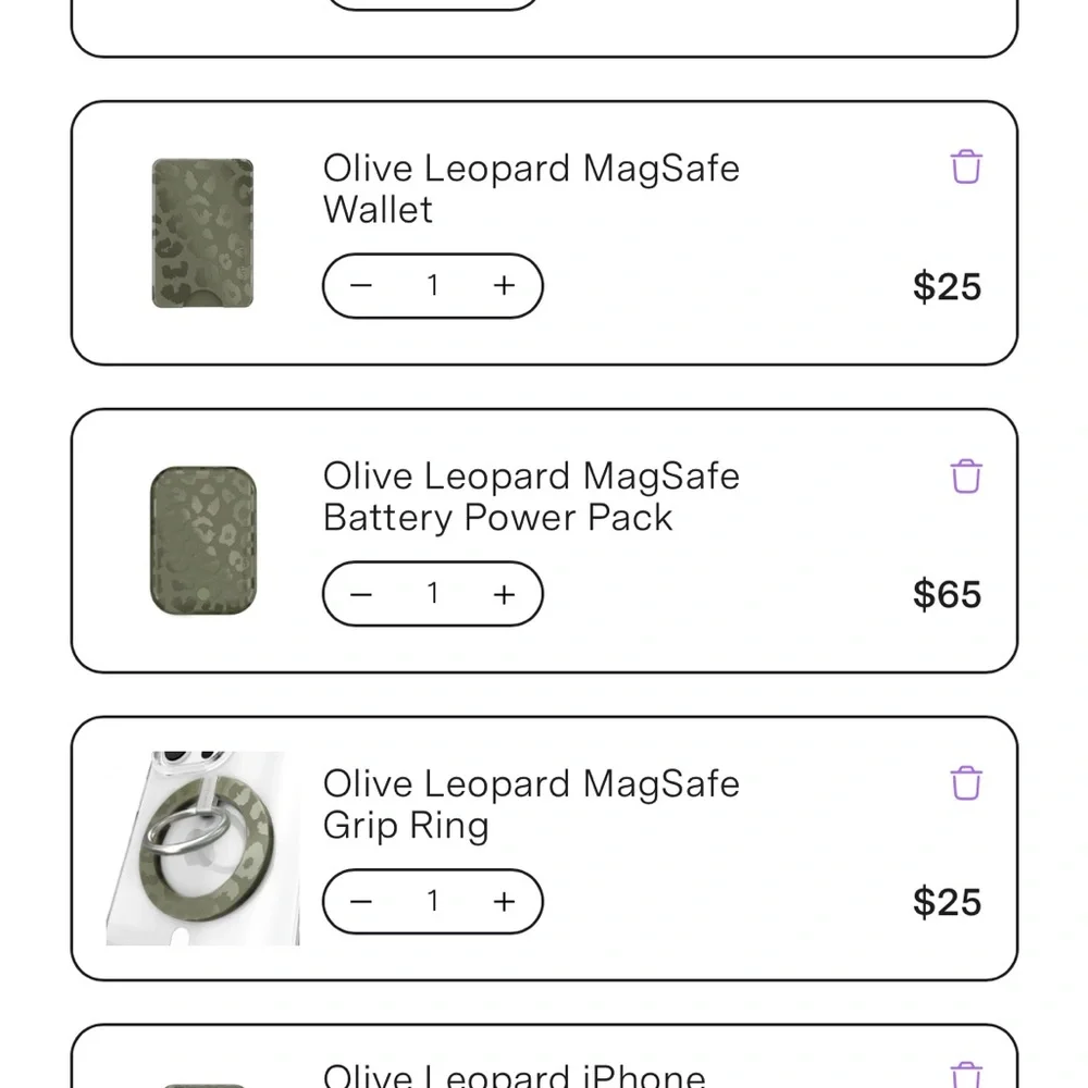 Velvet Caviar Green Leopard Phone Bundle - Picture 3 of 4